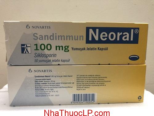 Thuốc Neoral 25mg & 100mg Ciclosporin chống thải ghép tạng (3)