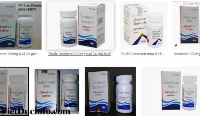 Thuoc Sorafenat 200mg Cong dung lieu dung va cach dung