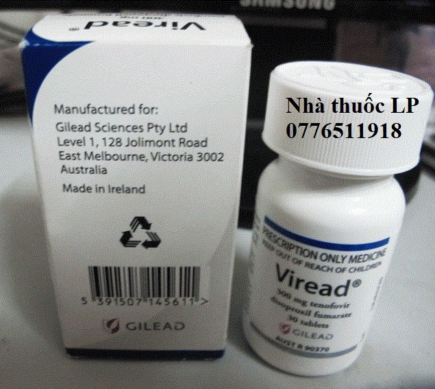 Thuốc Viread 300mg Tenofovir thuốc chống một số vi-rút, viêm gan B (3)