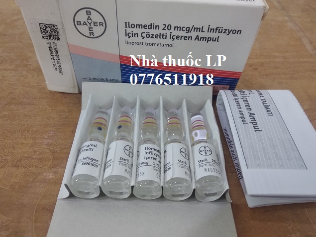 Thuốc Ilomedin 20mcg/ml Iloprost điều trị tăng huyết áp động mạch phổi (PAH) (2)
