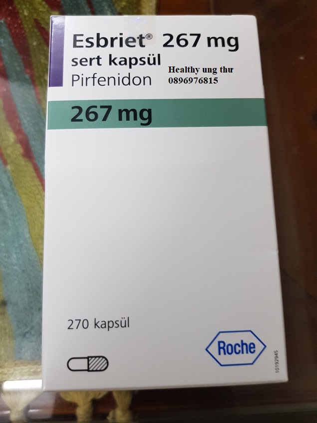 Thuốc Esbriet 267mg Pirfenidone điều trị xơ phổi vô căn