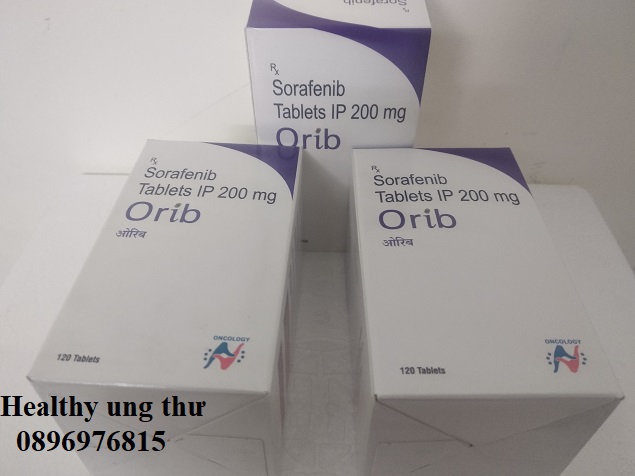 Thuốc Orib 200mg Sorafenib điều trị ung thư gan, thận