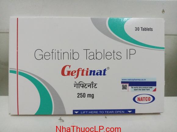 Thuốc Geftinat 250mg Gefitinib điều trị ung thư phổi (1)